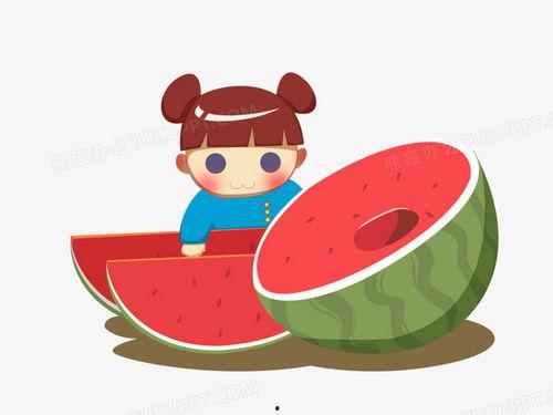 吃瓜女孩卡通,揭秘卡通世界的甜蜜诱惑