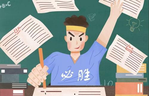 中考加油吃瓜少年